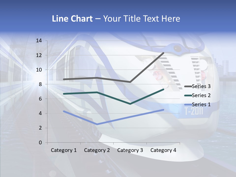 Track Vehicle City PowerPoint Template