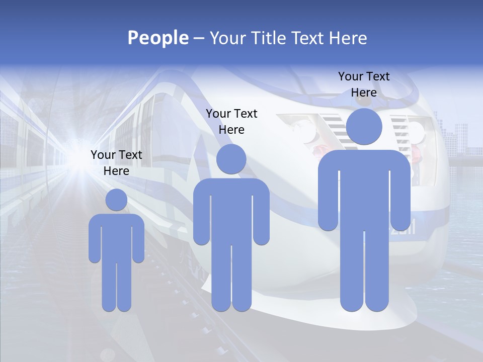 Track Vehicle City PowerPoint Template