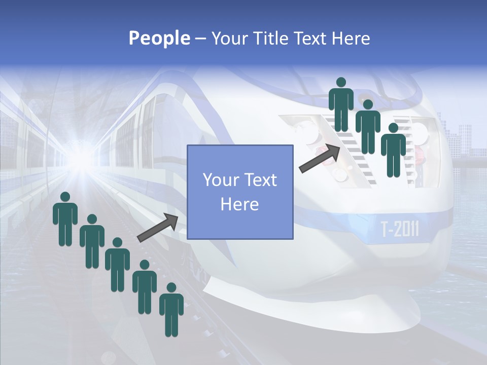 Track Vehicle City PowerPoint Template