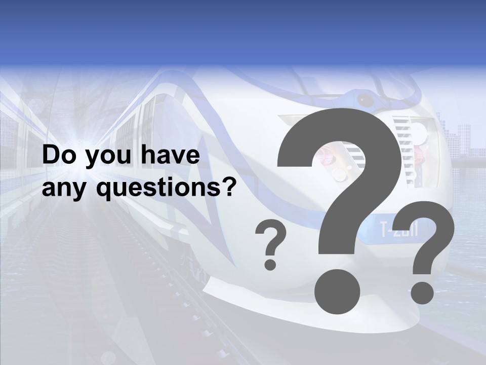 Track Vehicle City PowerPoint Template