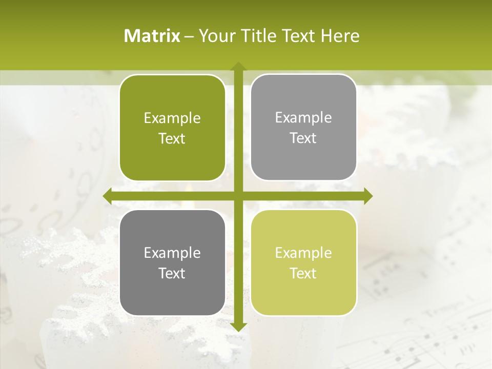 Arrangement Holiday Note PowerPoint Template