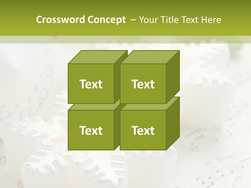 Arrangement Holiday Note PowerPoint Template