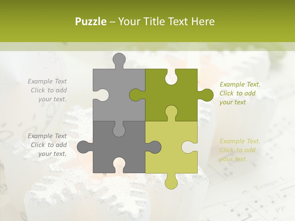 Arrangement Holiday Note PowerPoint Template