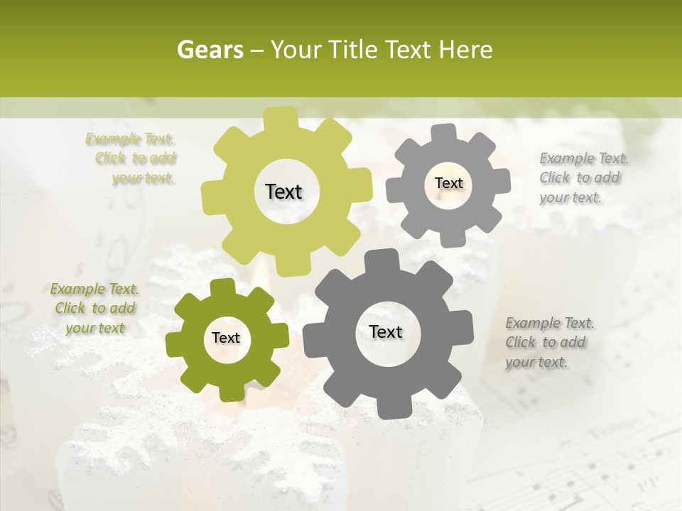 Arrangement Holiday Note PowerPoint Template