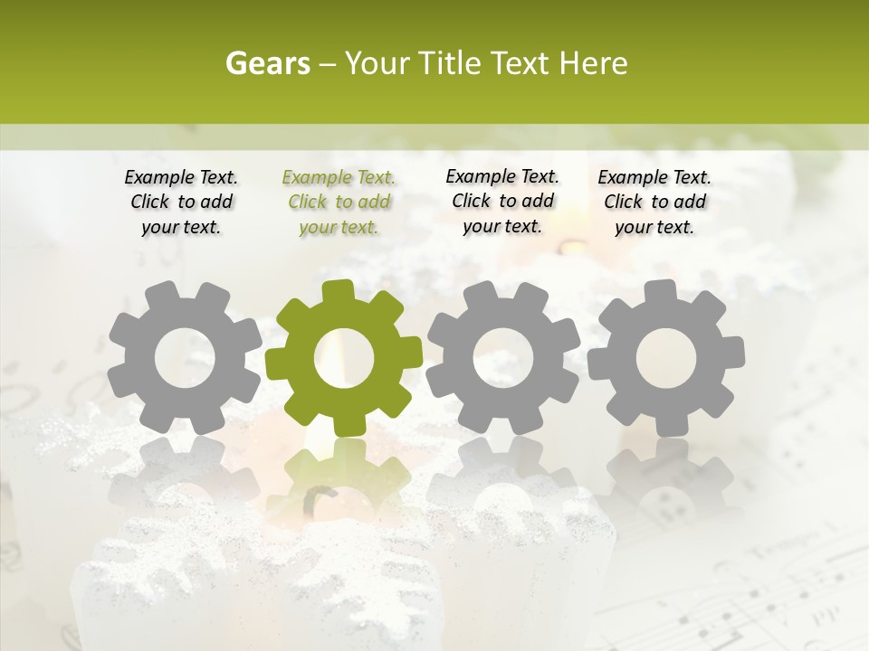 Arrangement Holiday Note PowerPoint Template