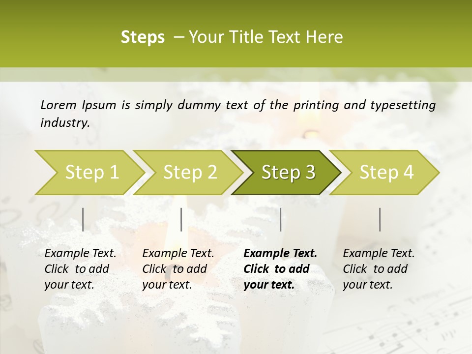 Arrangement Holiday Note PowerPoint Template