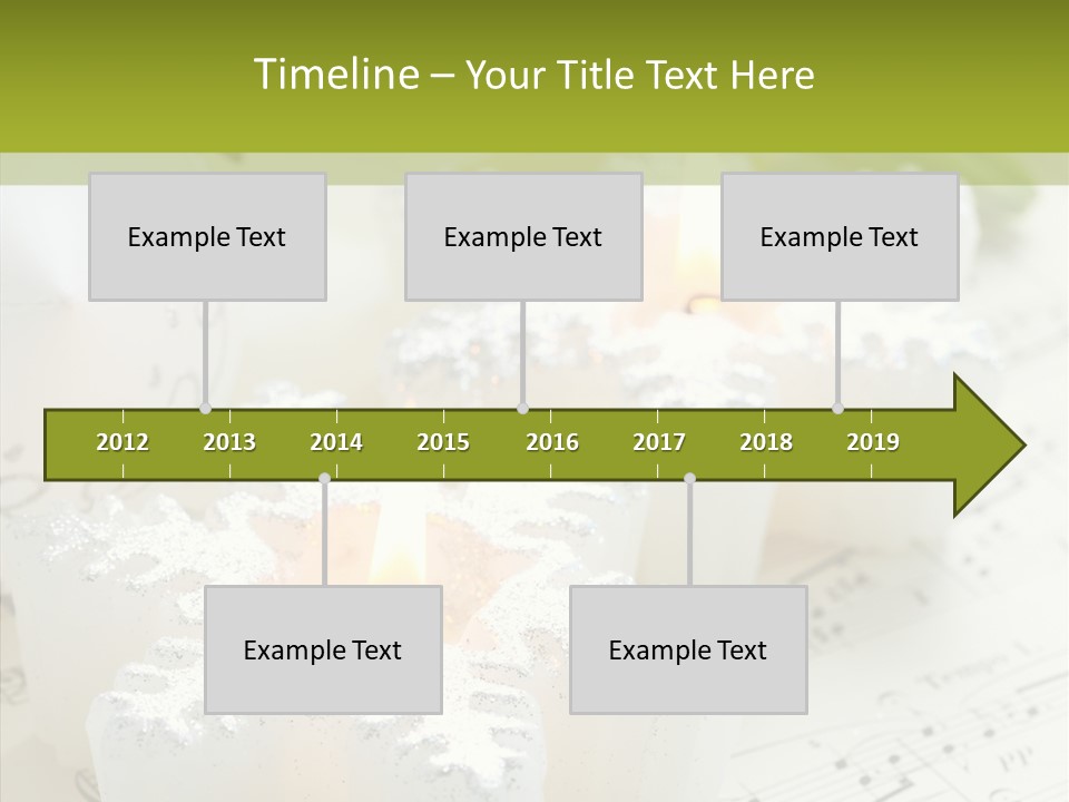 Arrangement Holiday Note PowerPoint Template