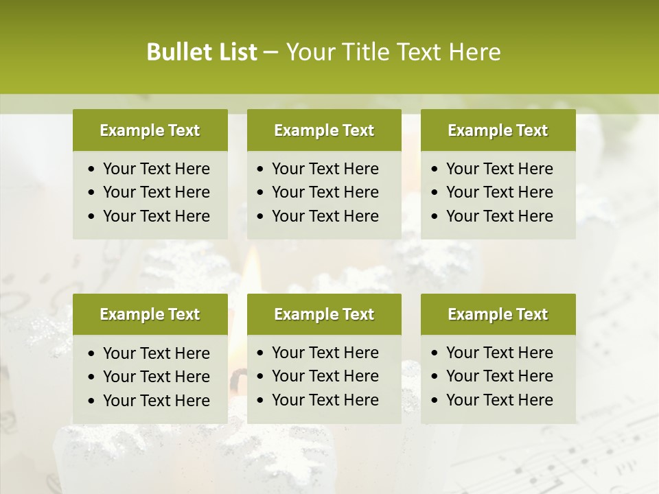 Arrangement Holiday Note PowerPoint Template