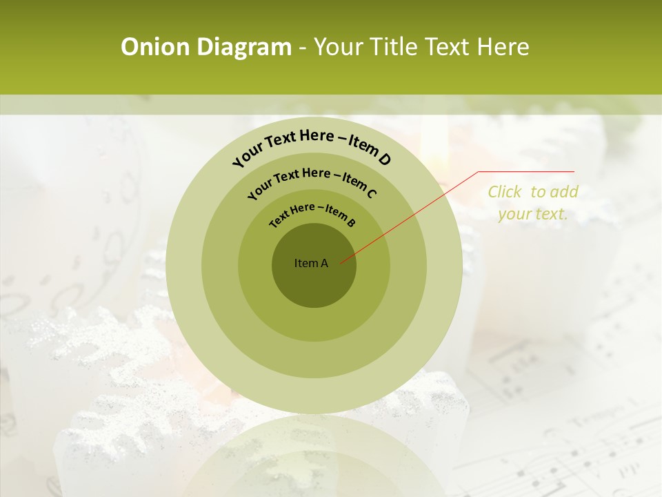 Arrangement Holiday Note PowerPoint Template