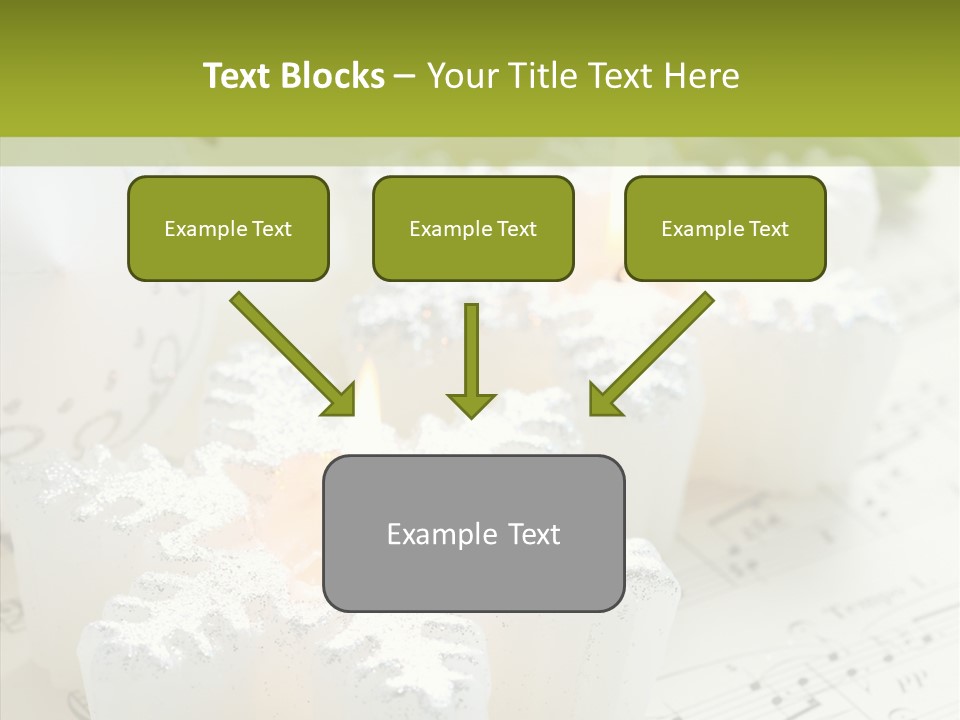 Arrangement Holiday Note PowerPoint Template