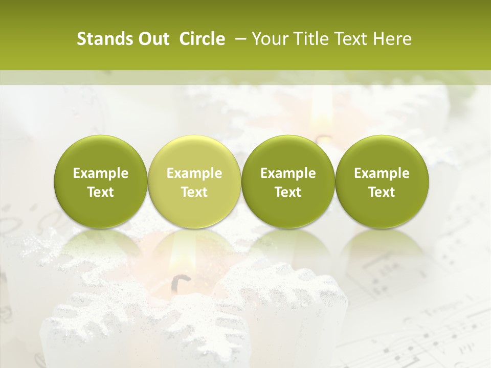 Arrangement Holiday Note PowerPoint Template