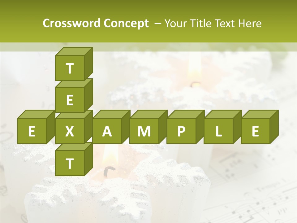 Arrangement Holiday Note PowerPoint Template
