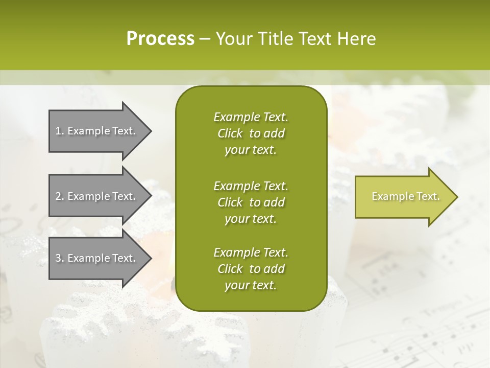 Arrangement Holiday Note PowerPoint Template