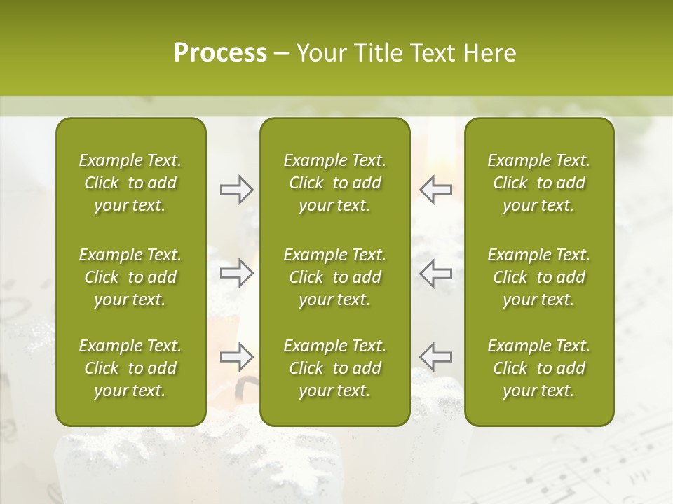 Arrangement Holiday Note PowerPoint Template
