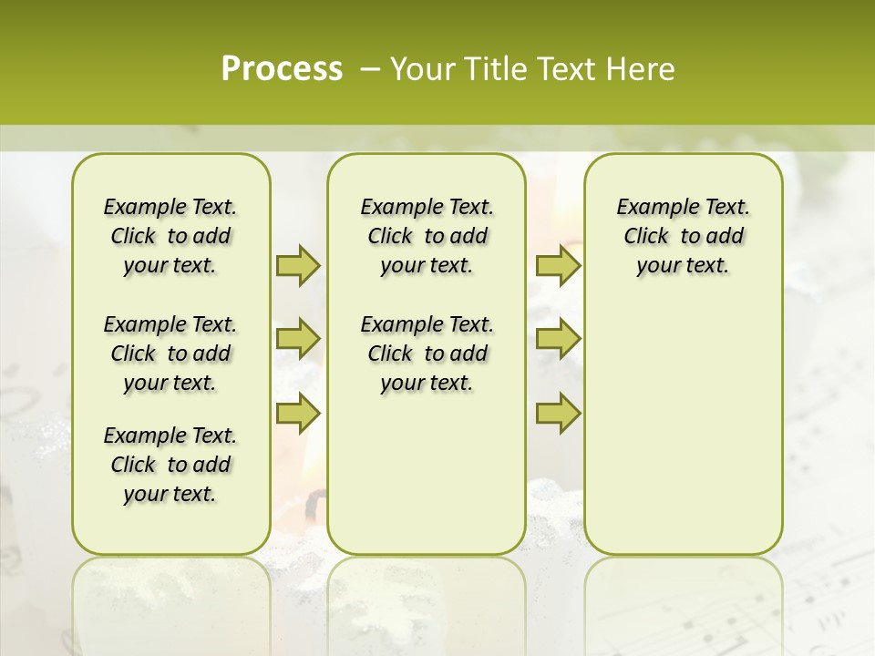 Arrangement Holiday Note PowerPoint Template