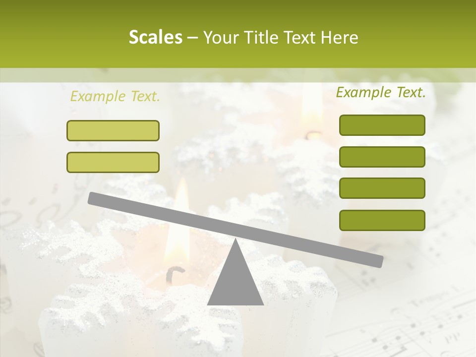 Arrangement Holiday Note PowerPoint Template
