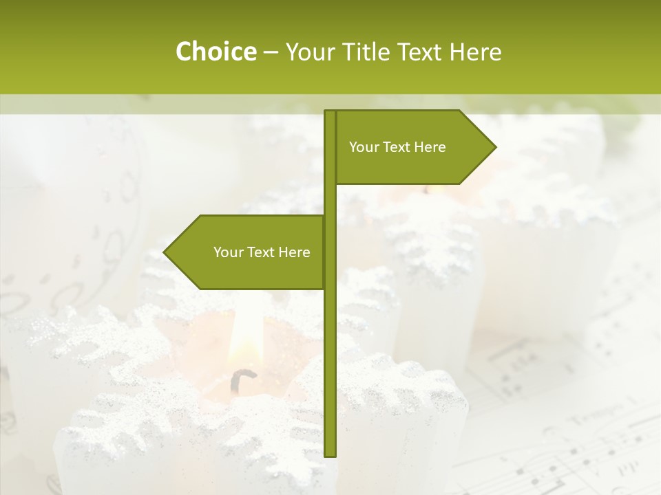 Arrangement Holiday Note PowerPoint Template