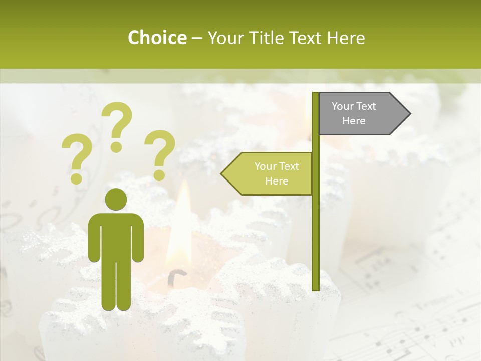 Arrangement Holiday Note PowerPoint Template