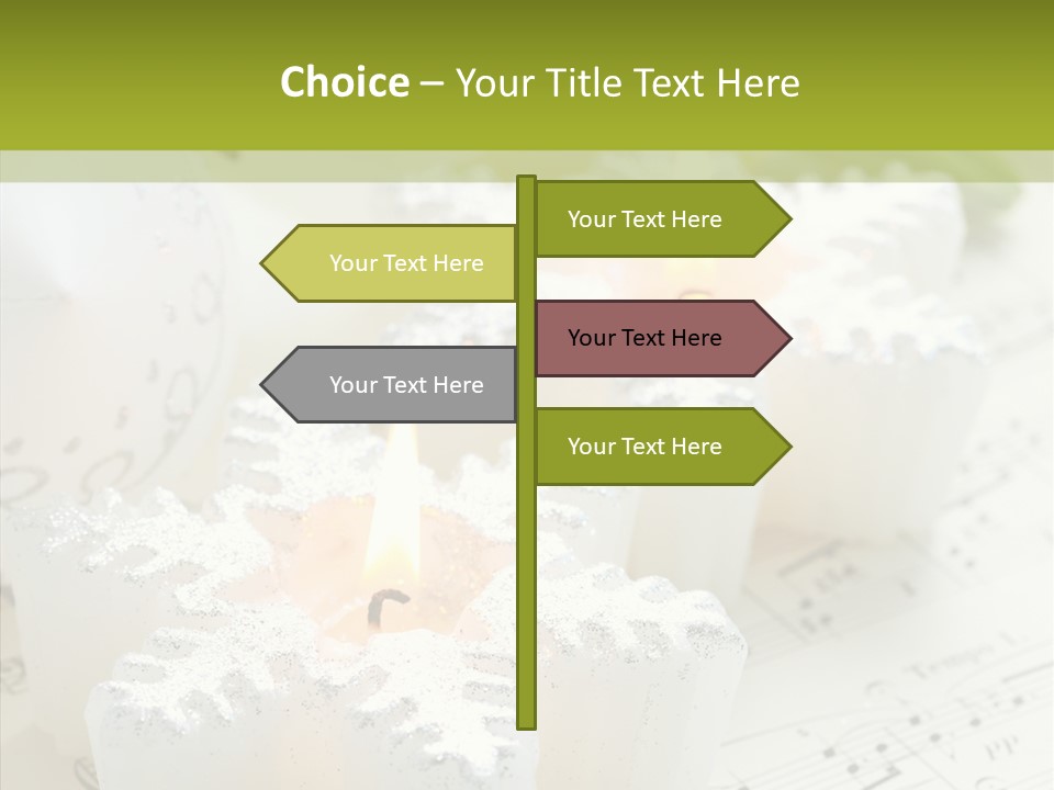 Arrangement Holiday Note PowerPoint Template