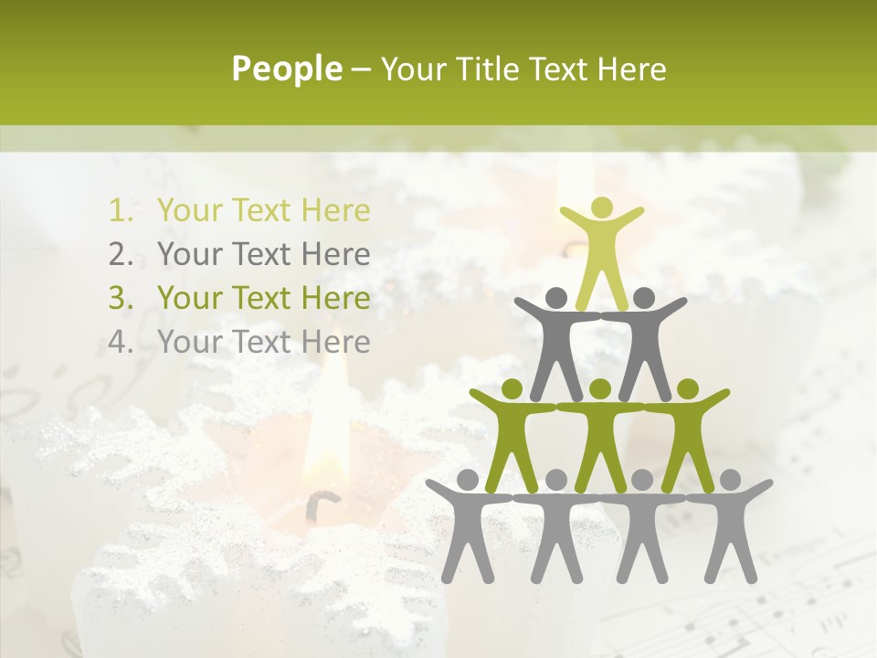 Arrangement Holiday Note PowerPoint Template