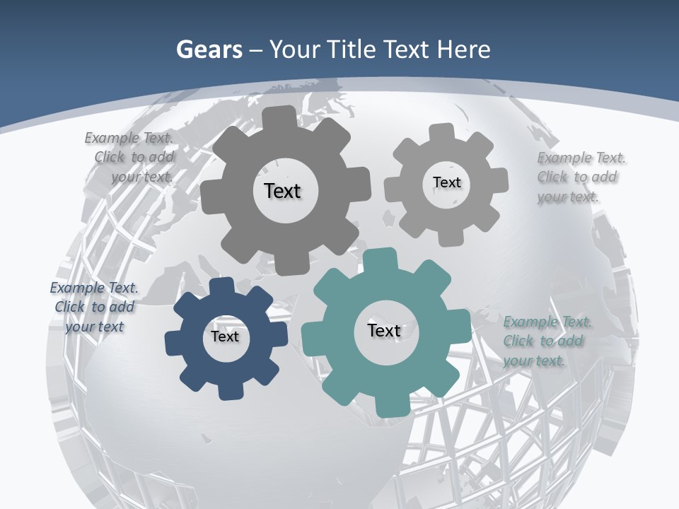 Earth Metal Cartography PowerPoint Template