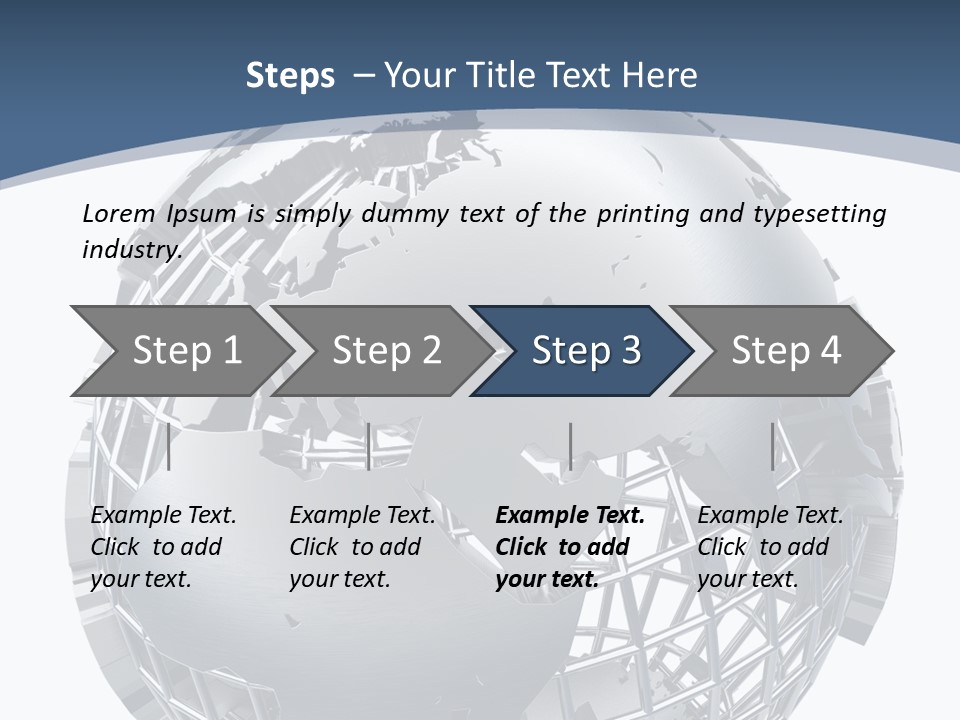 Earth Metal Cartography PowerPoint Template