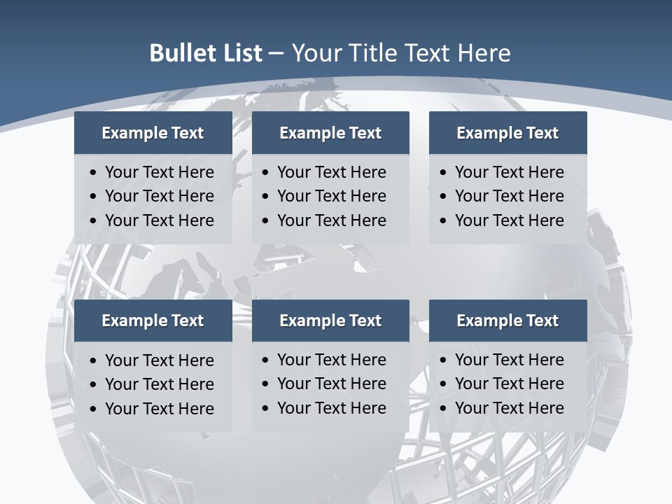 Earth Metal Cartography PowerPoint Template