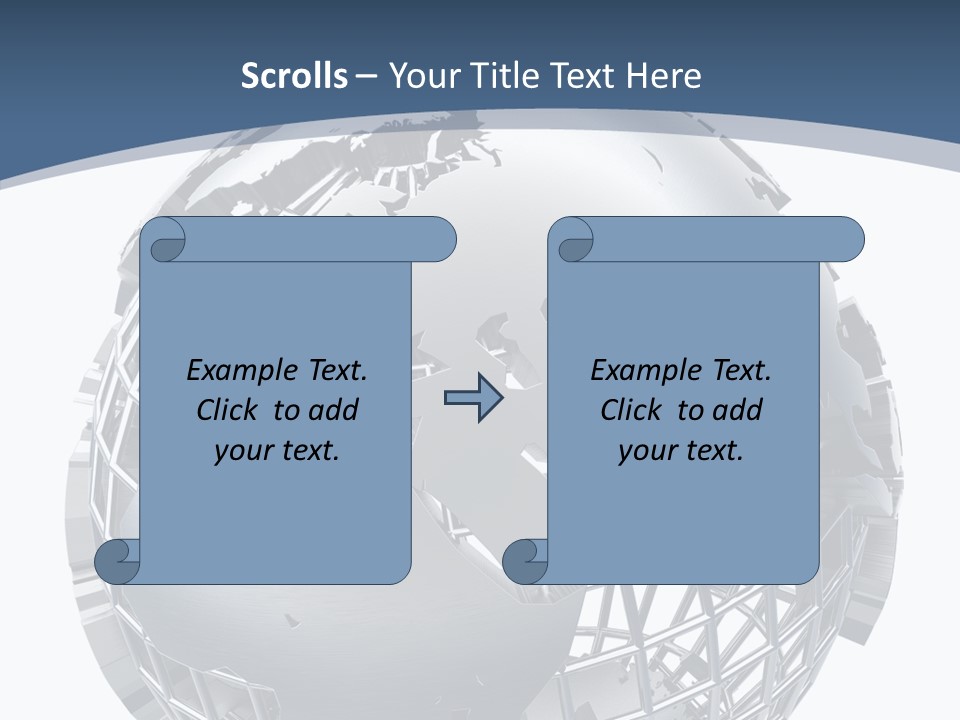 Earth Metal Cartography PowerPoint Template