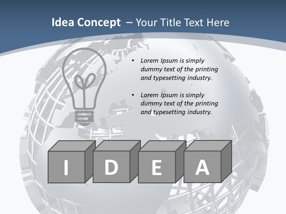 Earth Metal Cartography PowerPoint Template