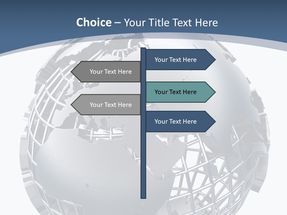 Earth Metal Cartography PowerPoint Template