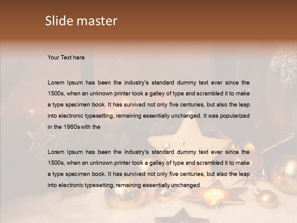 Time Snow Fast PowerPoint Template