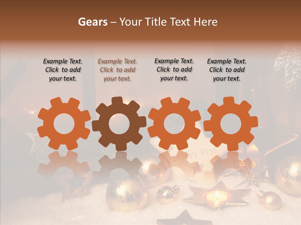 Time Snow Fast PowerPoint Template