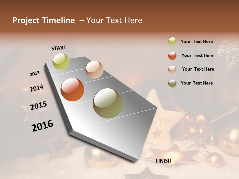 Time Snow Fast PowerPoint Template