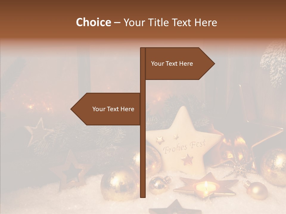 Time Snow Fast PowerPoint Template