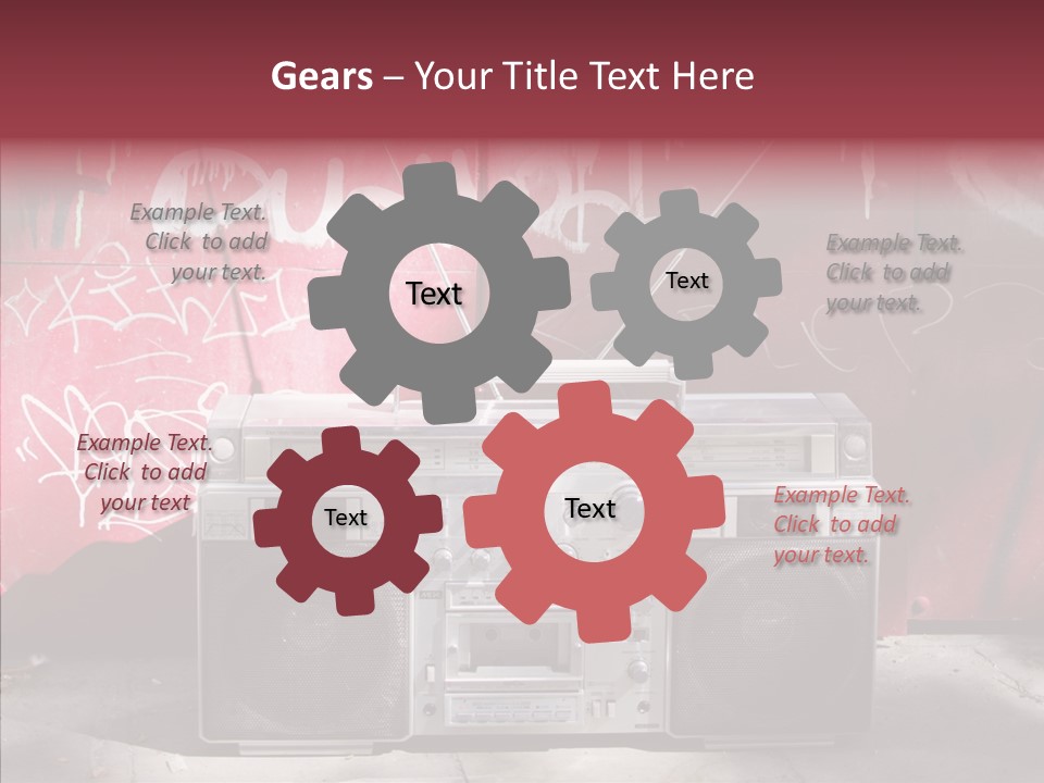 Dance Disco Hifi PowerPoint Template