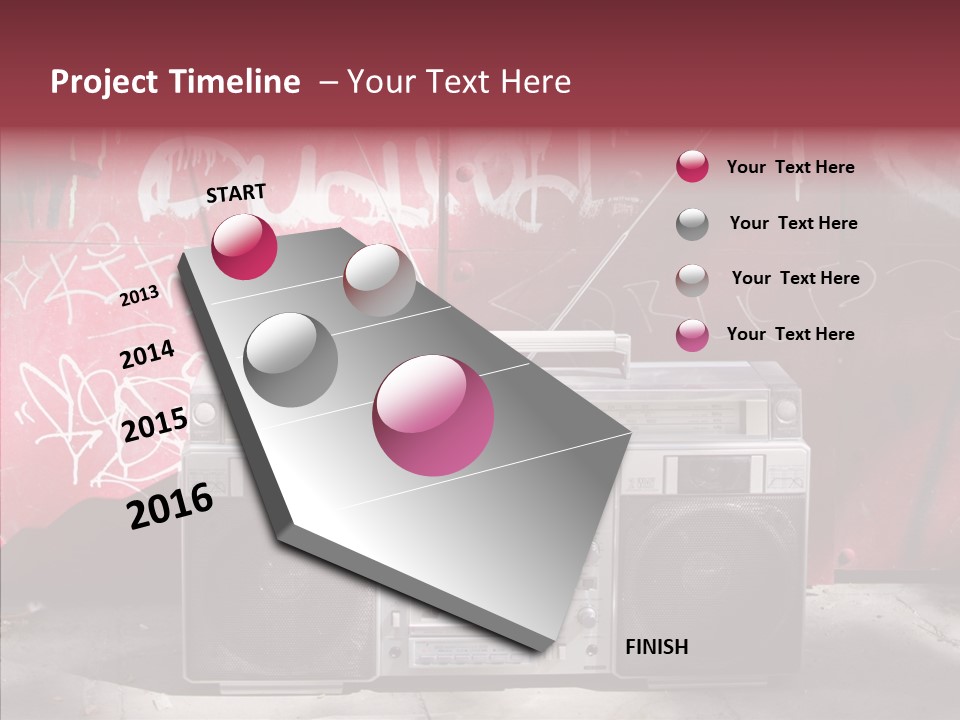 Dance Disco Hifi PowerPoint Template