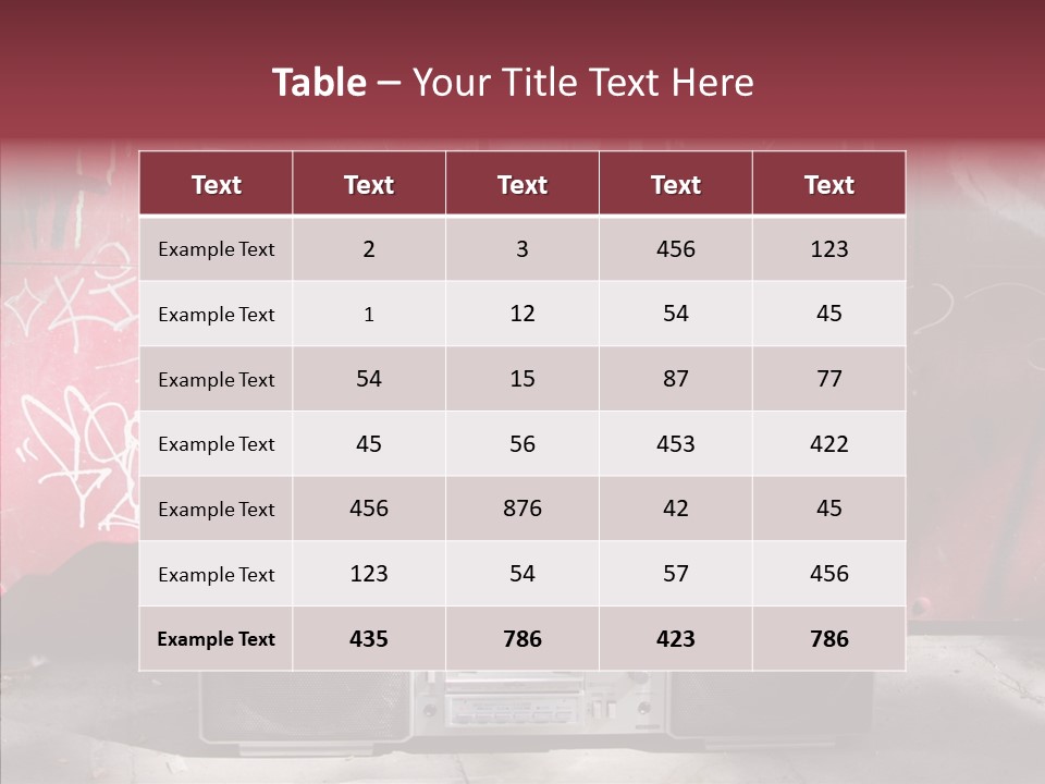 Dance Disco Hifi PowerPoint Template