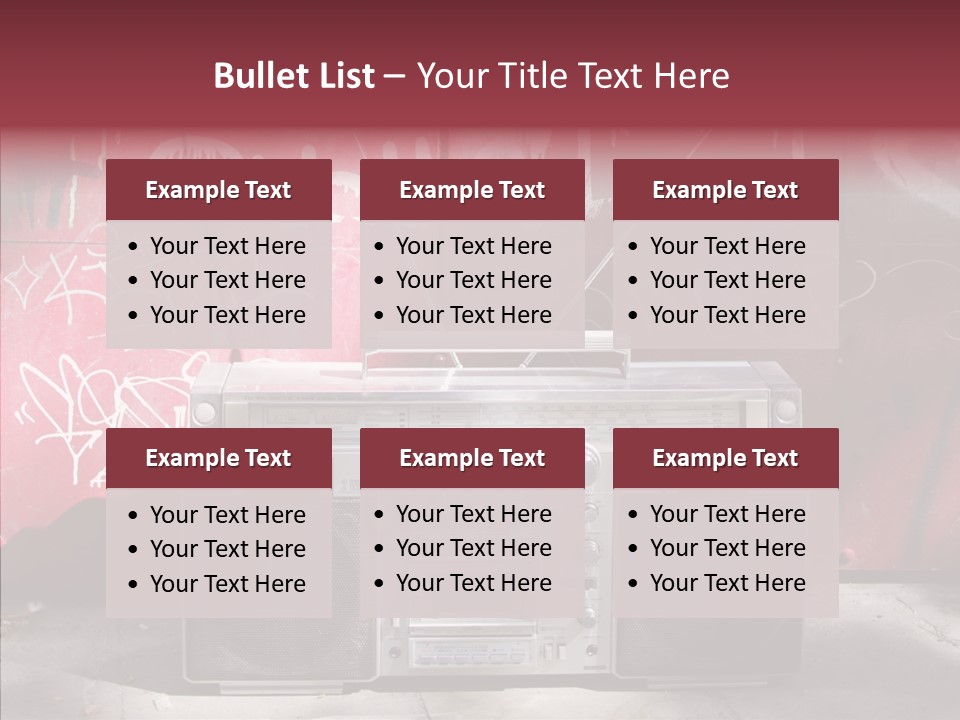 Dance Disco Hifi PowerPoint Template