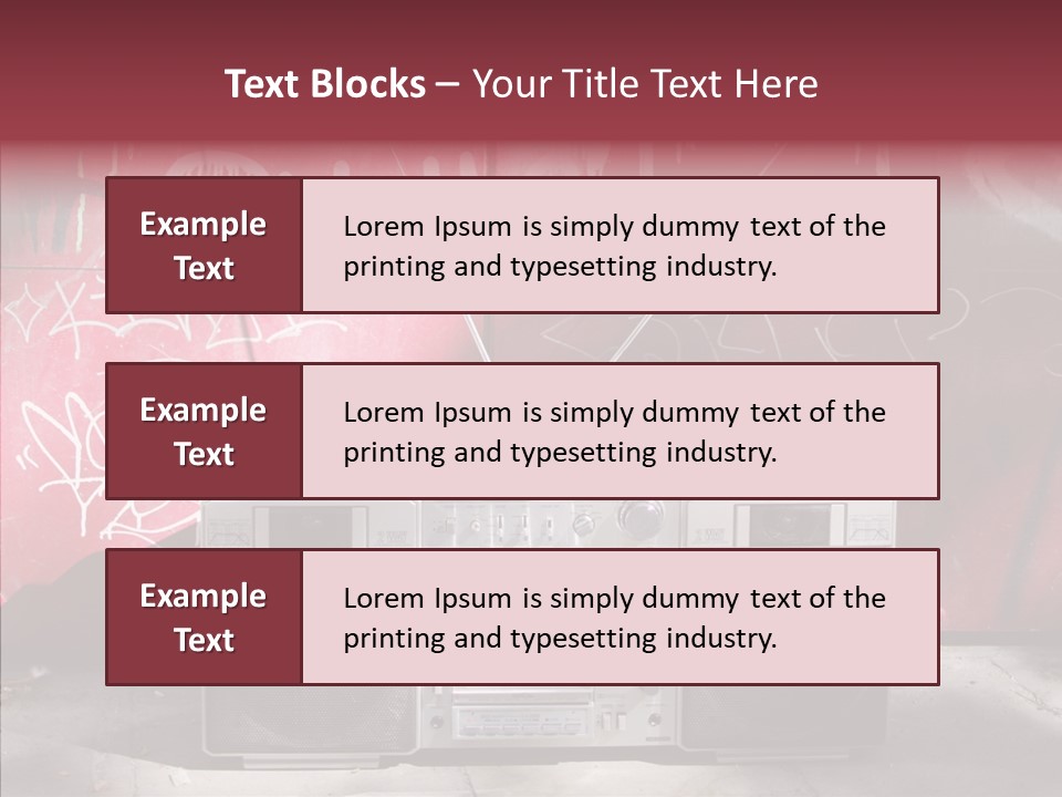 Dance Disco Hifi PowerPoint Template