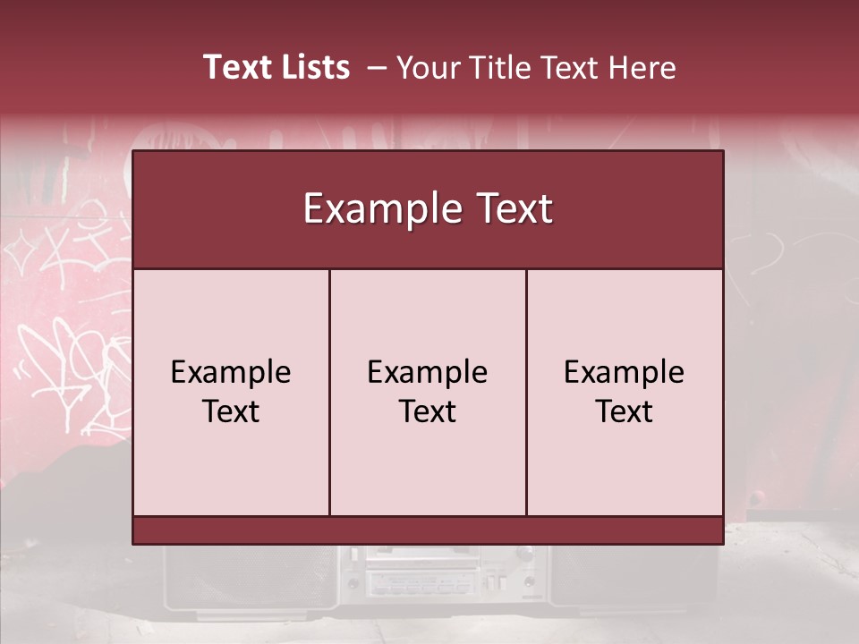 Dance Disco Hifi PowerPoint Template