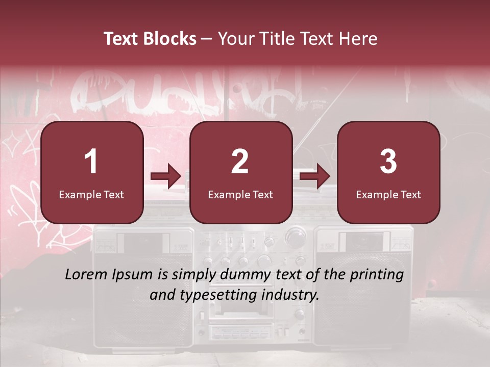 Dance Disco Hifi PowerPoint Template