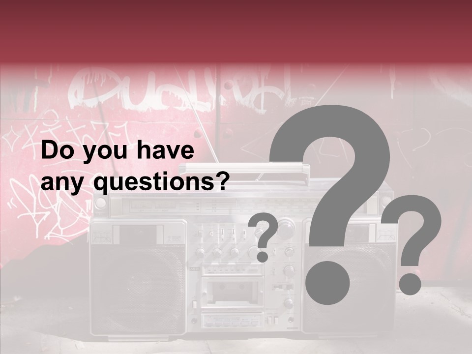 Dance Disco Hifi PowerPoint Template