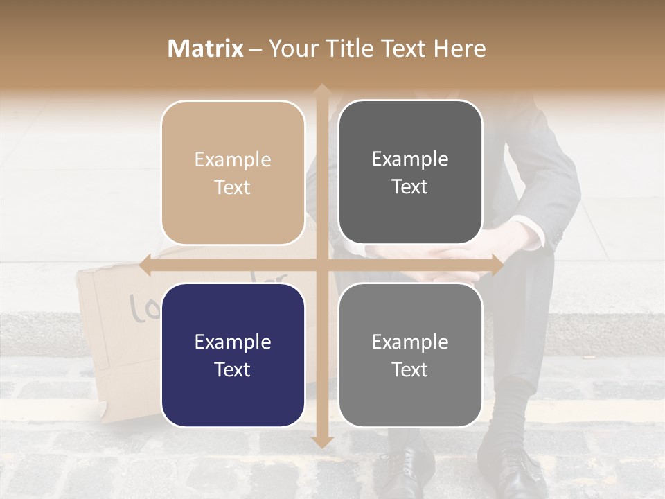 Money Employment Falling PowerPoint Template