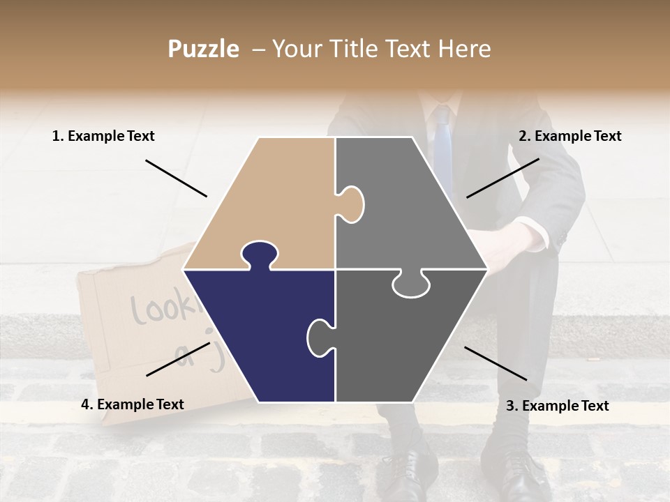 Money Employment Falling PowerPoint Template
