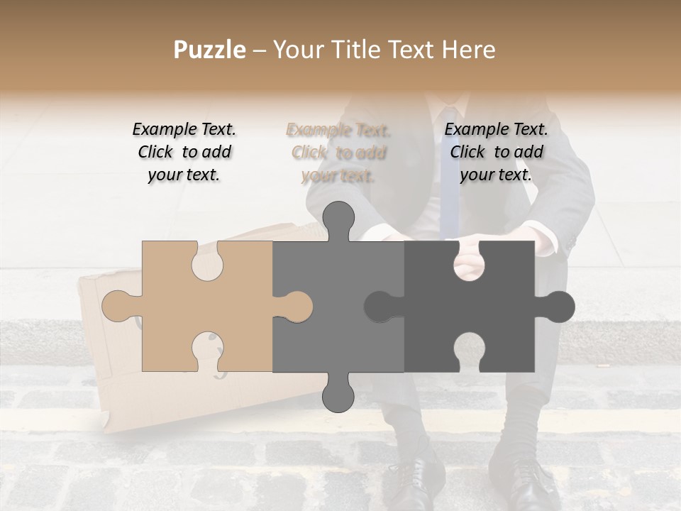 Money Employment Falling PowerPoint Template