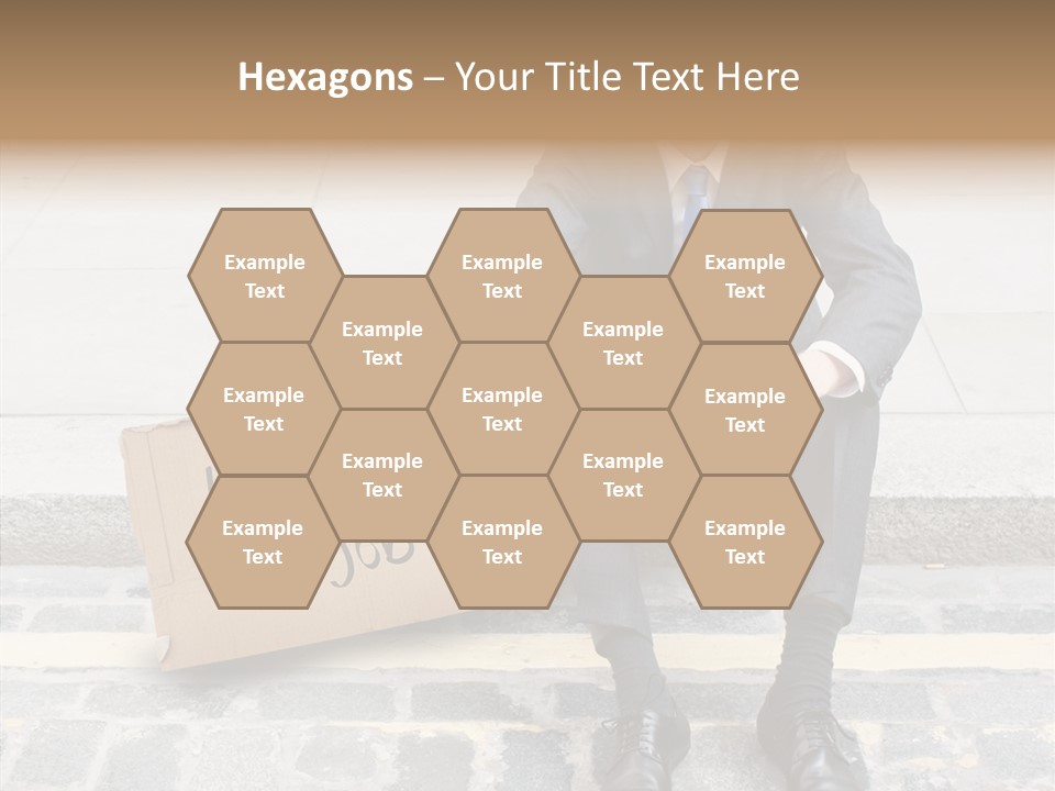 Money Employment Falling PowerPoint Template