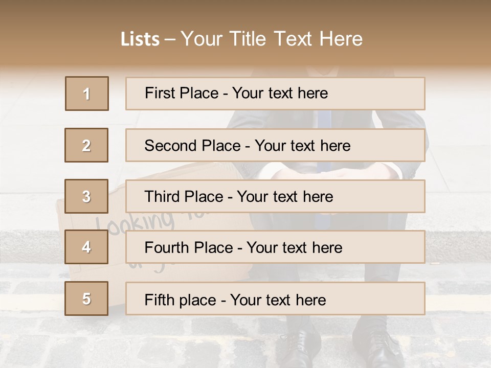 Money Employment Falling PowerPoint Template