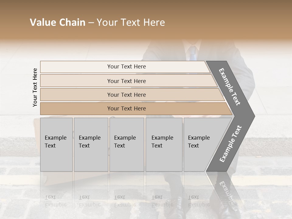 Money Employment Falling PowerPoint Template