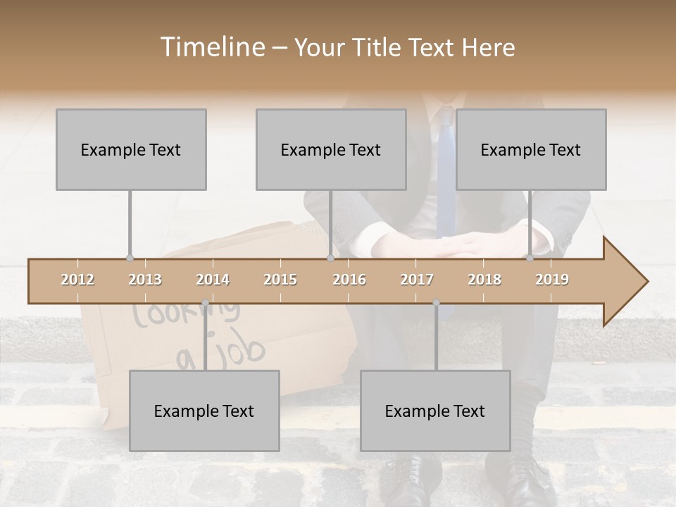 Money Employment Falling PowerPoint Template