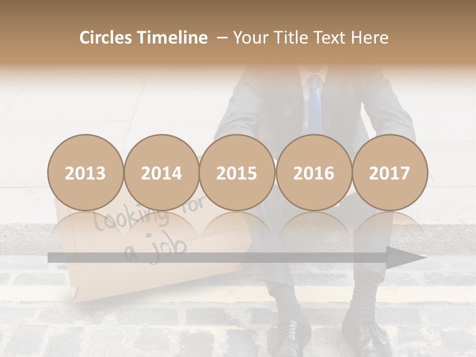 Money Employment Falling PowerPoint Template